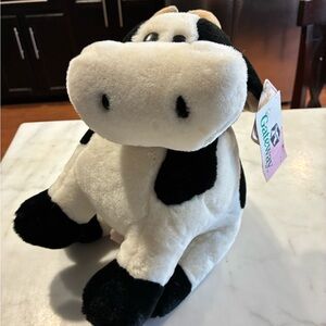 VTG Gateway Computers Mootilda Holstein Cow Plush Black White 12" Rare With Tags